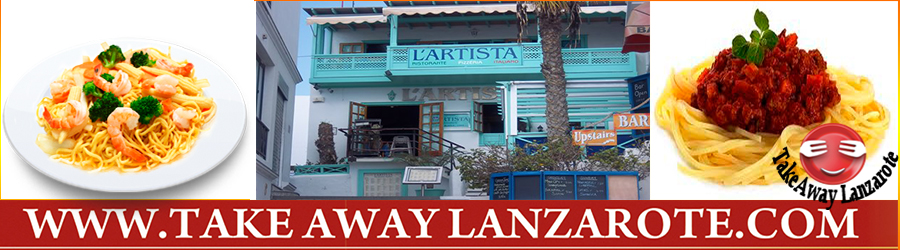 Pizza Takeaway Pizzeria L Artista Italian Restaurants Takeaway Playa Blanca, Lanzarote, food Delivery Lanzarote, Yaiza