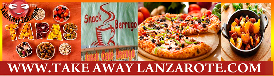 Berrugo, Tapas & Pizza Takeaway, Food Delivery Playa Blanca, Yaiza, Lanzarote