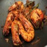 Gambas en salsa picante
