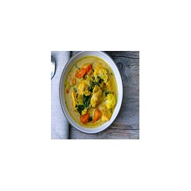 Verduras en salsa curry