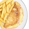 Omlette and Chips