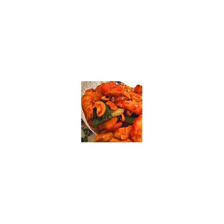 Kung-Po king prawn (sweet,sour,hot)