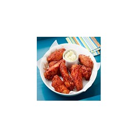 Chicken Wings with BBQ Sauce or Hot Sauce