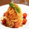 Spaghetti with tomato sauce