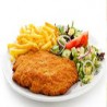 Breaded Chicken Salad and Chips