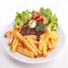 Sirloin Steak with Salad and Chips