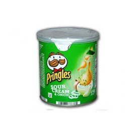 Crisps Pringles 40gr Sour Cream and Onion