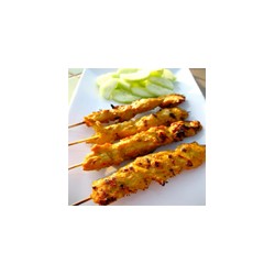 Pinchos de pollo satay (4 sticks)
