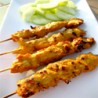 Chicken Satay skewers (4 sticks)