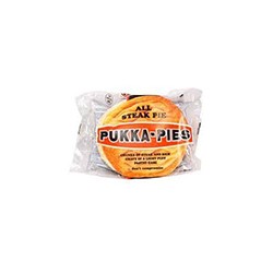 Pukka Pie (All Steak ) and chips
