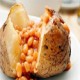 Jacket potato with Beans fillinng
