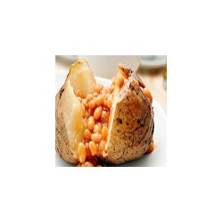 Jacket potato with Beans fillinng