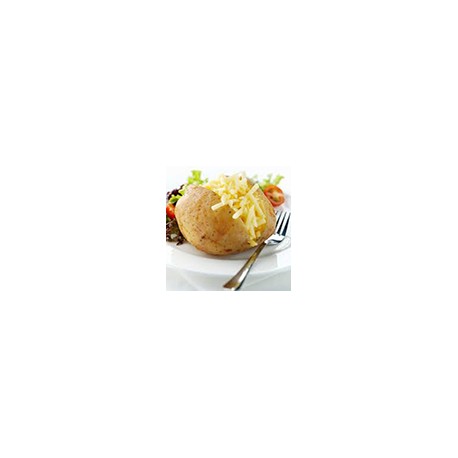 Jacket potato with cheese filling