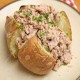 Jacket potato with tuna filling