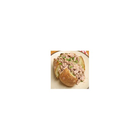 Jacket potato with tuna filling