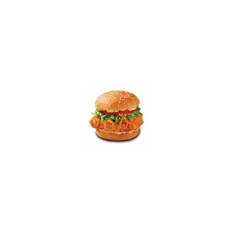 Hamburguesa de Pollo Zinger y Papa Frita