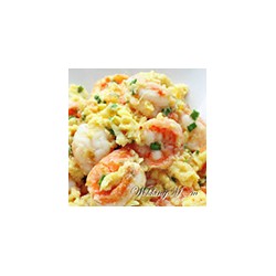 Scrambled Eggs with Prawns
