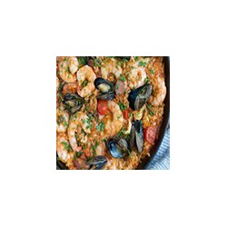 Paella con Marisco