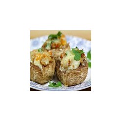 Mushrooms Stuffed with Roquefort Cheese