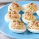 Huevos Rellenos de Atun y Salmon