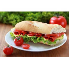 Cheese and Parmaham Baguette with Salad
