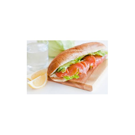 Bocadillo de Salmon Ahumado