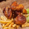 Chicken Wings with Chips