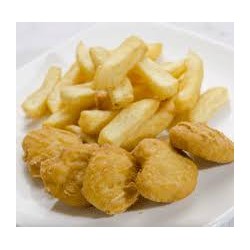 Nuggets de Pollo con Papa Frita
