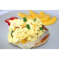 Arepa Con Huevo Revuelto