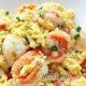 Scrambled Eggs with Mushrooms and Shrimps