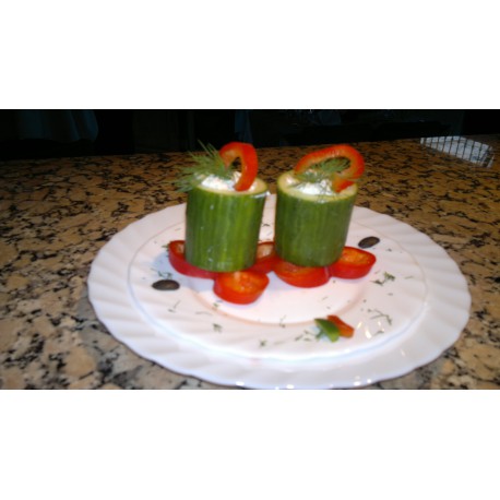 Cucumber with Lanza Cheese