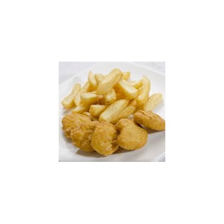 Nuggets Pollo con Fritas