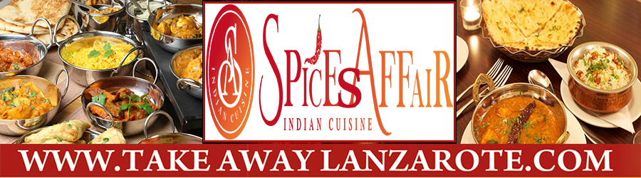 Indian Restaurant Spices Affair, Restaurante Hindu Comida a Domicilio Lanzarote, Canarias Food Delivery Takeaway Playa Blanca, Lanzarote