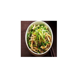 Japanese salad (Lechuga, pepino, gambas, algas y verduras)