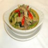 Pollo con salsa Curry Verde Thai