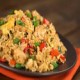 Arroz frito con pollo