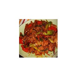 Cerdo con salsa picante