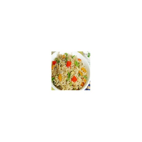 Arroz frito con verduras
