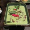 Duck with Thai green curry sauce