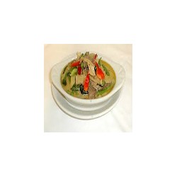 Pork with Thai green curry