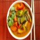 Vegetables with Thai red curry