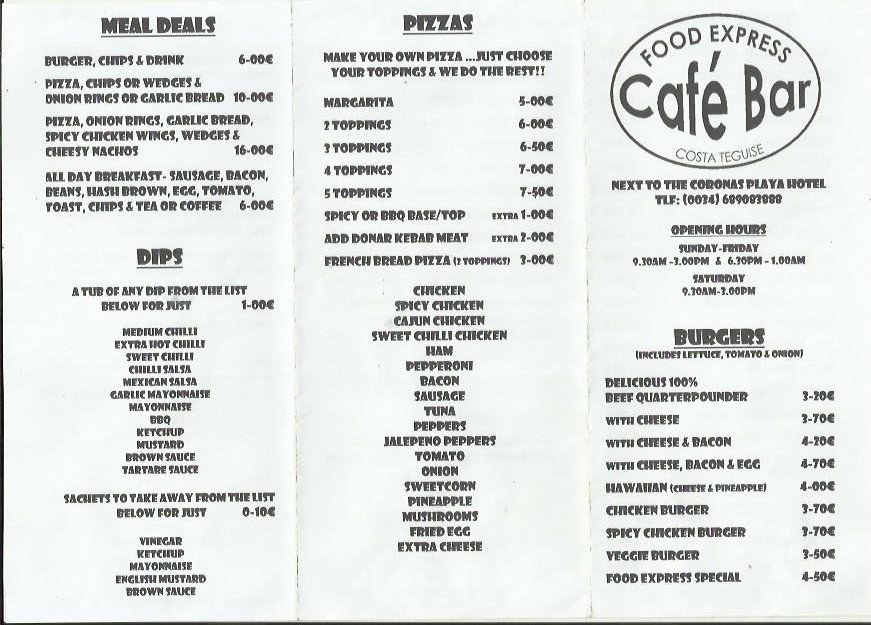 cafe bar menu costa teguise takeaway lanzarote -Snack Food Discounts Costa Teguise - Snack Food Delivery Costa Teguise Lanzarote. Variety of Snack Food Restaurants & Snack Food Places Costa Teguise
