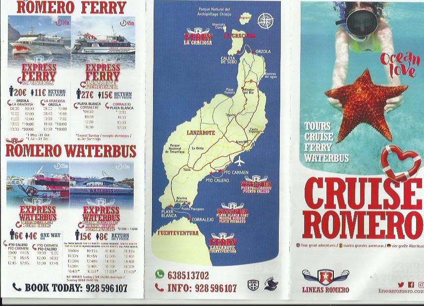 cruises lineas romero lanzarote tours - Best WaterBus Lanzarote - Best Ferry Lanzarote