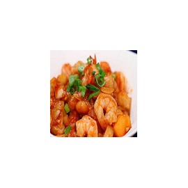 Prawns in sweet and sour sauce