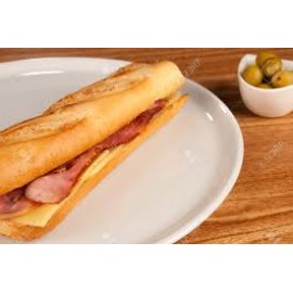 Bacon and Cheese Baguette