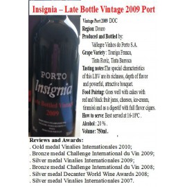 Insignia Late Bottle Vintage Port 2009
