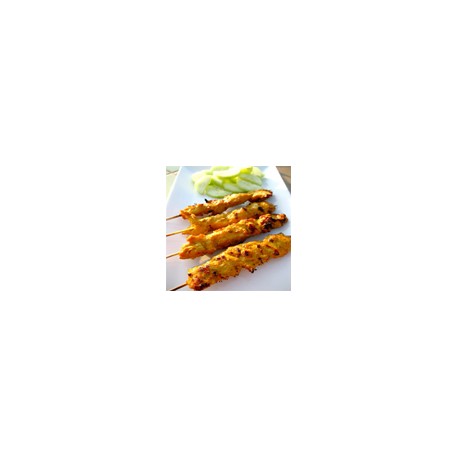 Pinchos de pollo satay (4 sticks)