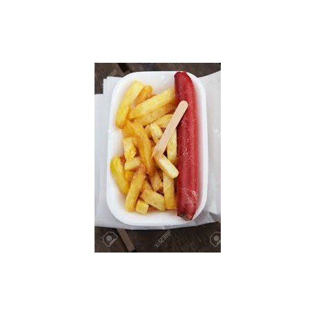 Saveloy and Chips