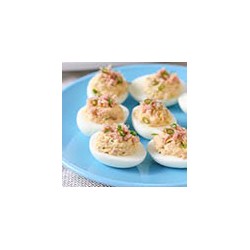 Stuffed Eggs with Tuna Fish & Salmon
