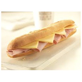 Cheese and Ham Baguette